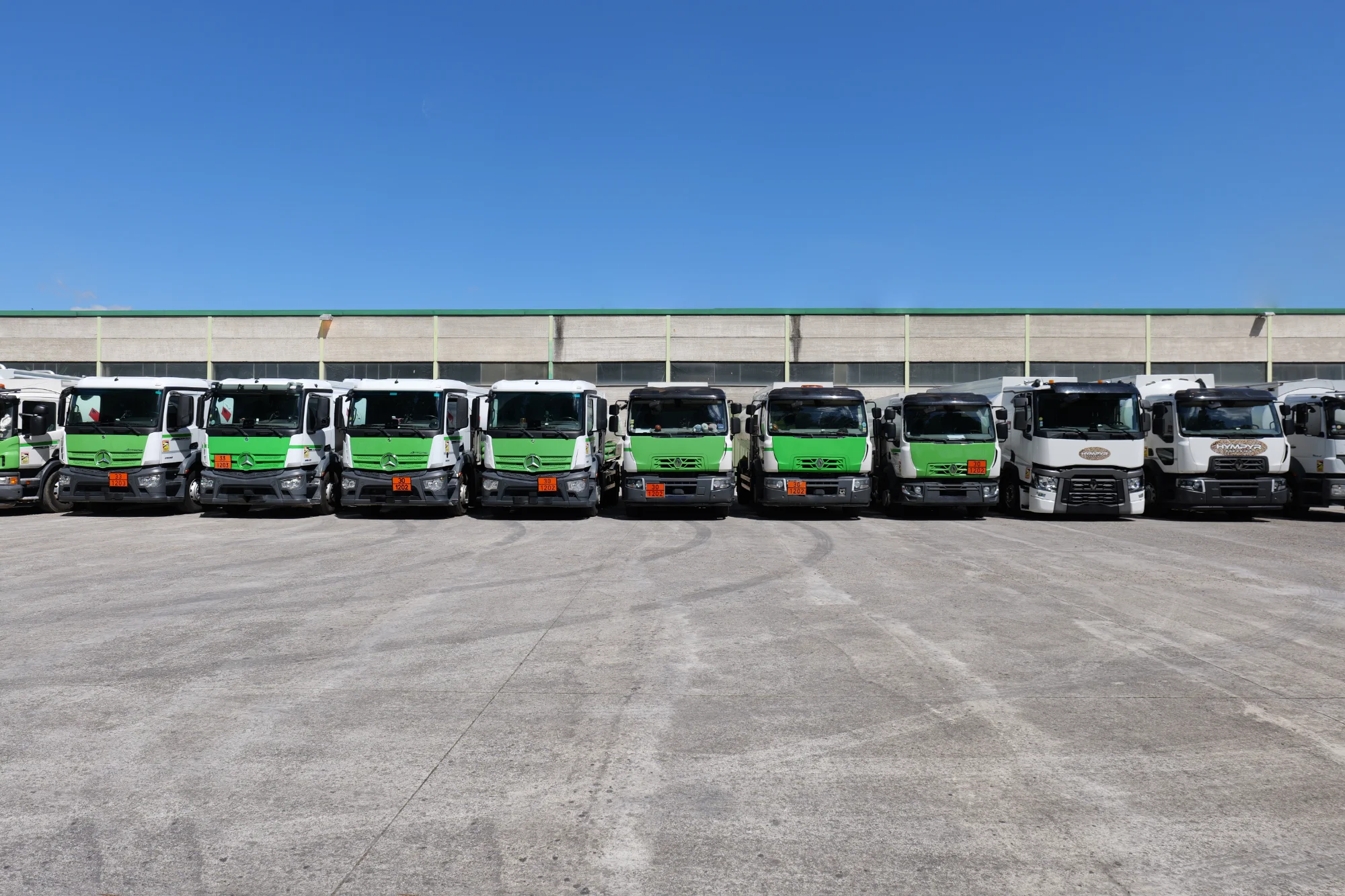 Flotte de camions de transport de carburant de Hympyr Energies
